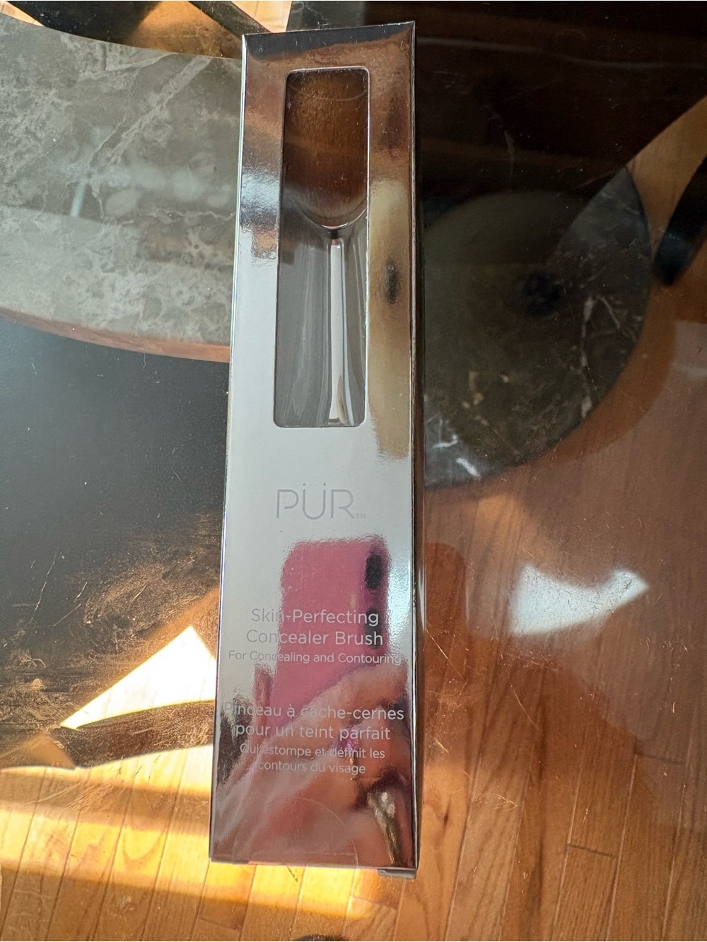 NIB Skin-Perfecting Concealer Brush - Silver